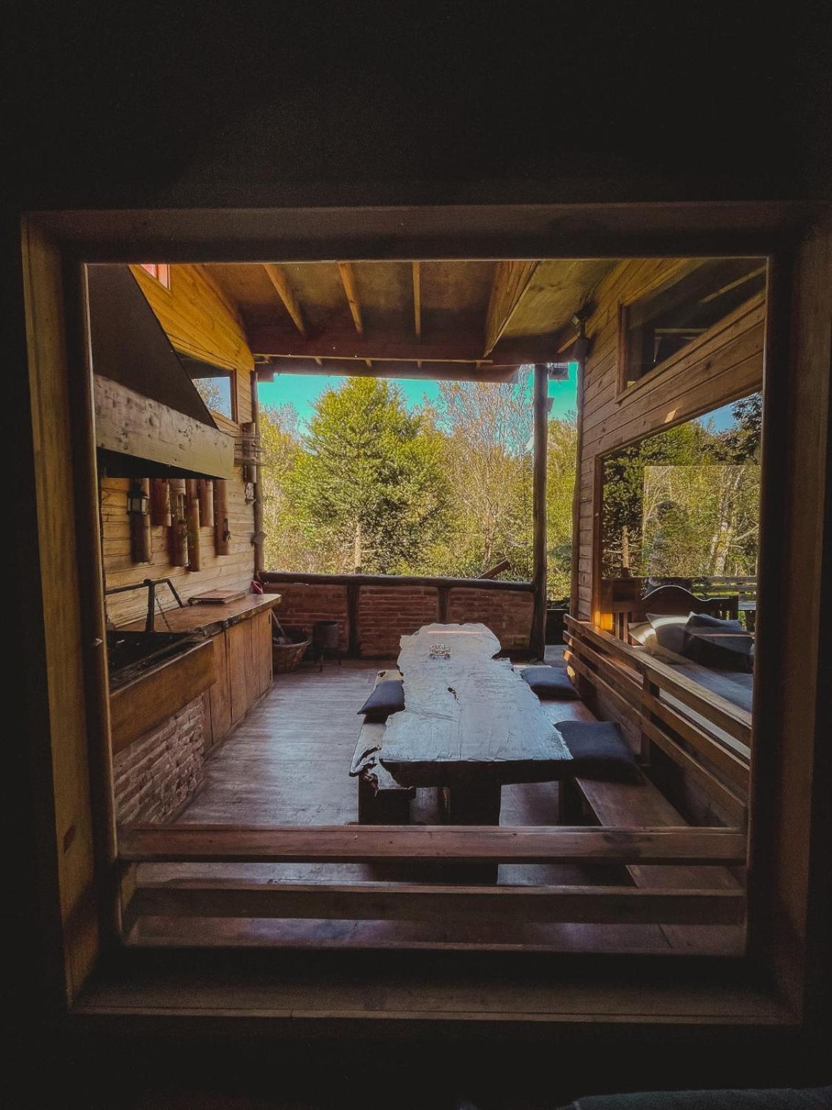 פורטו ואראס Cabanas Los Cantos Del Chucao מראה חיצוני תמונה