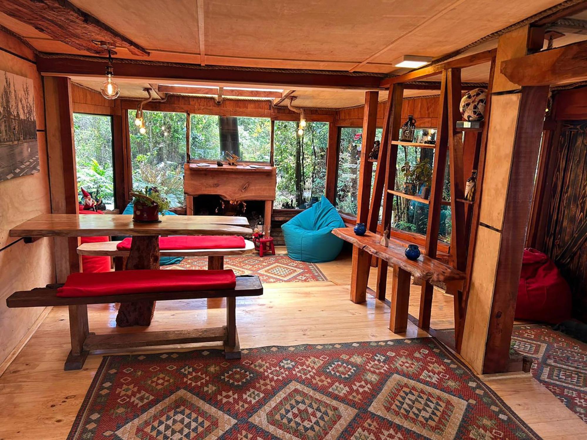 פורטו ואראס Cabanas Los Cantos Del Chucao מראה חיצוני תמונה